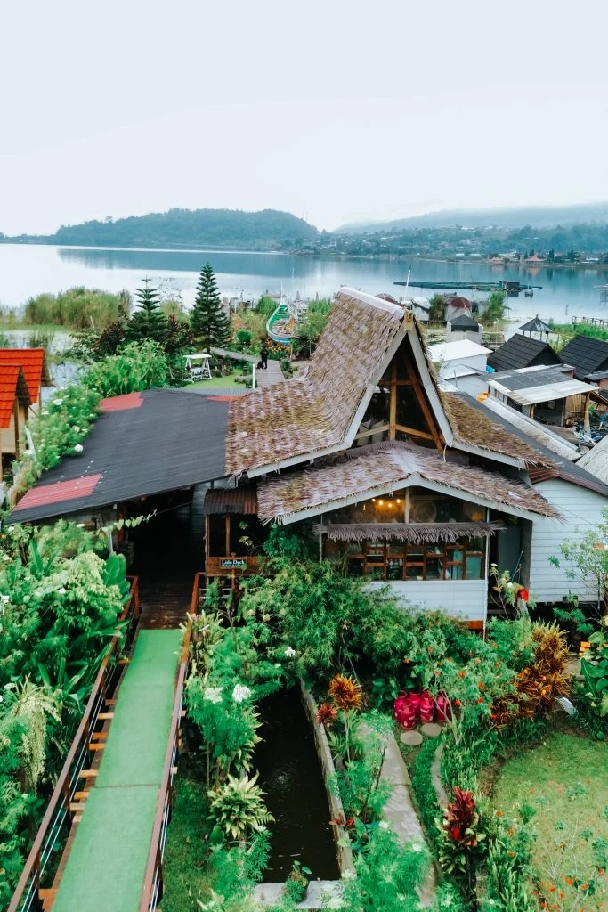 Pondanu Cabins from above, Bedugul